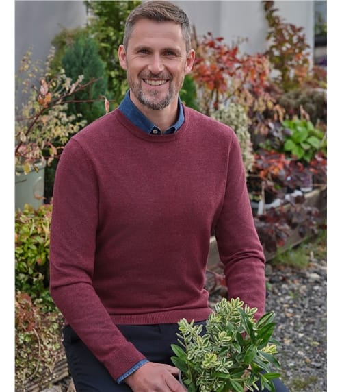 Cashmere Merino Crew Neck Jumper