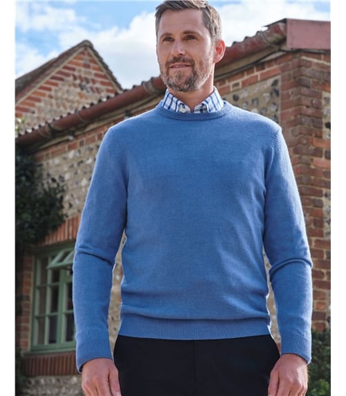 Cashmere Merino Crew Neck Jumper