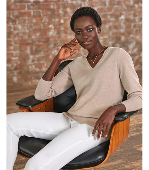 Cashmere V Neck Sweater