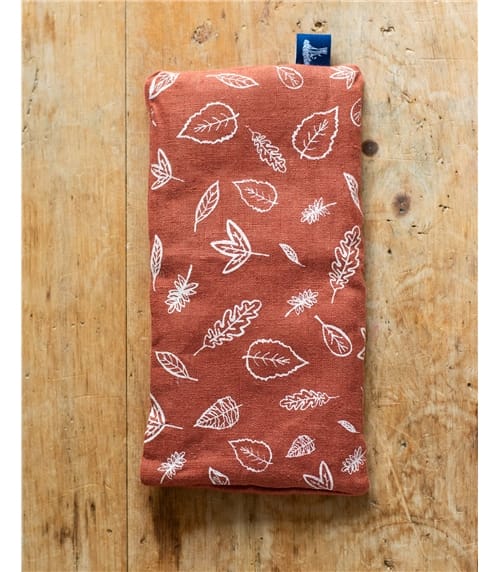 Leaf Print Linen Eye Pillow