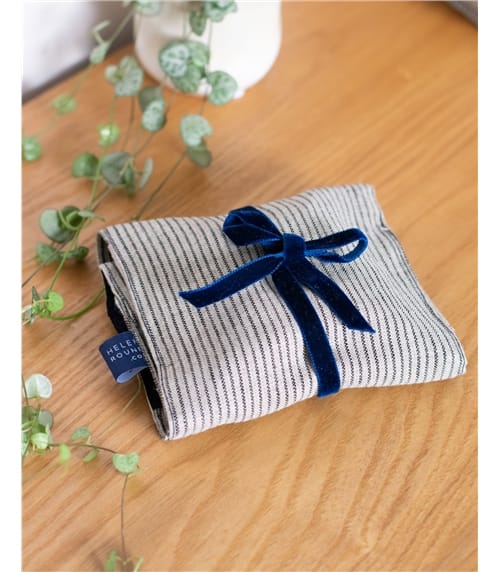 Striped Linen Folding Sewing Kit with Notions