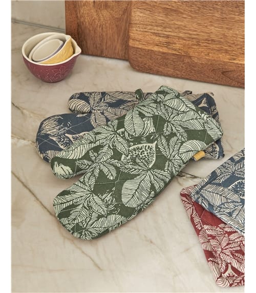 Cotton Print Single Oven Glove