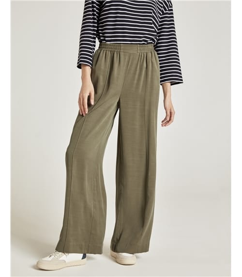 Faya Tencel Wide Leg Trouser