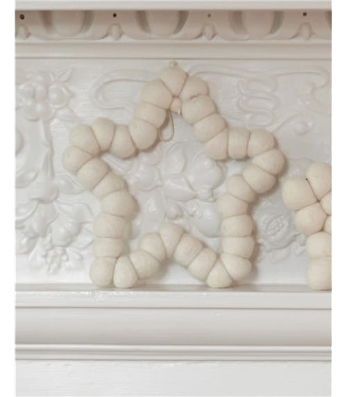 Large Star Felt Decoration