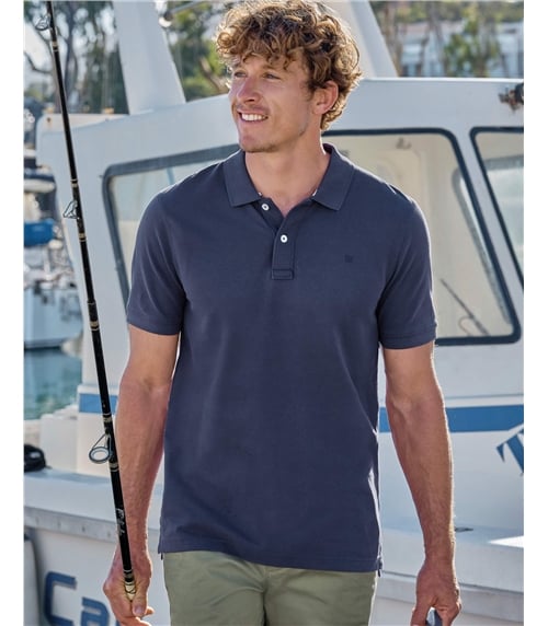 Piqué-Poloshirt für Herren