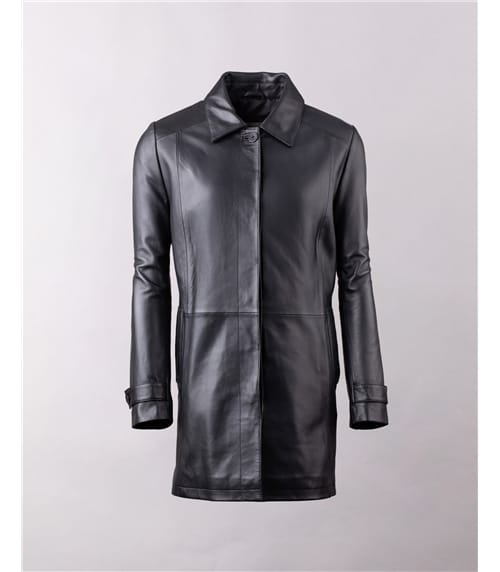 Bilsco Longline Leather Jacket
