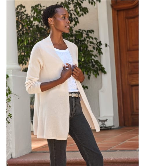 Gassato Lightweight Cashmere Swing Cardigan