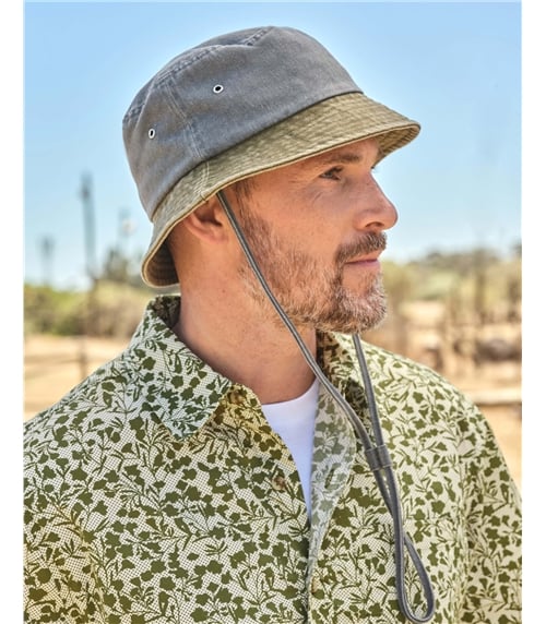 Chapeau Bucket contrasté pour hommes