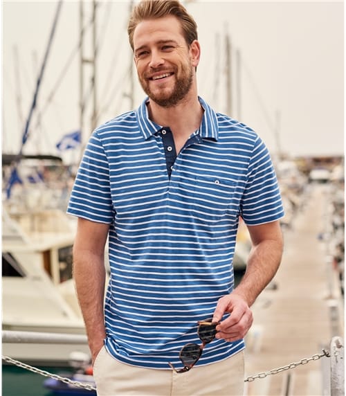 Polo à rayures - Homme - Jersey
