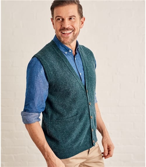 Mens Lambswool Waistcoat