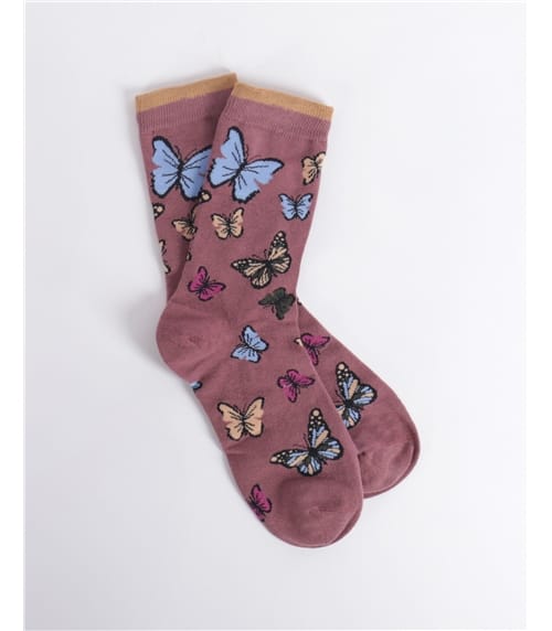 Organic Cotton Butterfly Socks