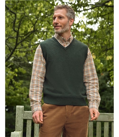 Mens Classic Lambswool Slipover