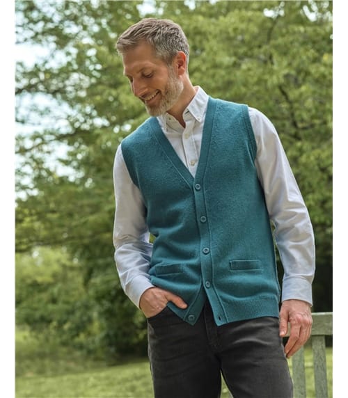 Mens Lambswool Waistcoat
