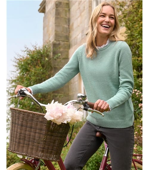 Womens Lambswool Crew