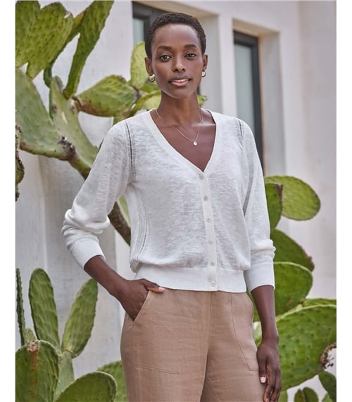 Cotton Linen Cardigan