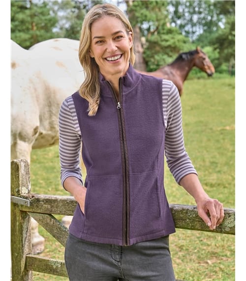 Gilet en molleton de coton grec