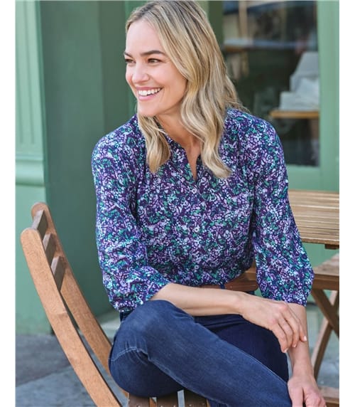 Full Sleeve Crinkle Blouse