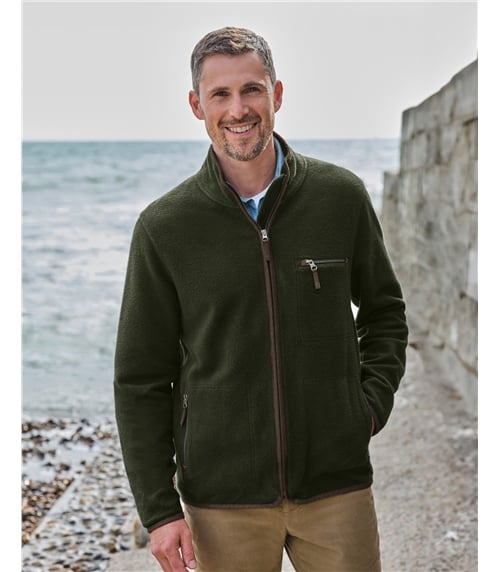 Organic Cotton Full Zip Fleece