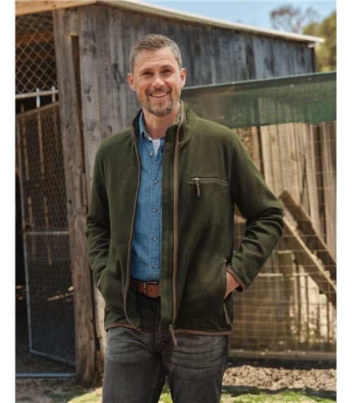 Organic Cotton Full Zip Fleece