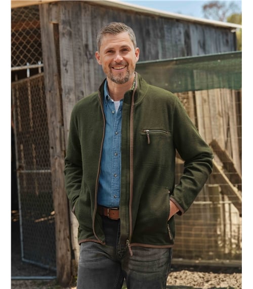 Organic Cotton Full Zip Fleece