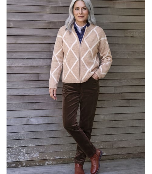Cordhose aus Bio-Baumwolle für Damen