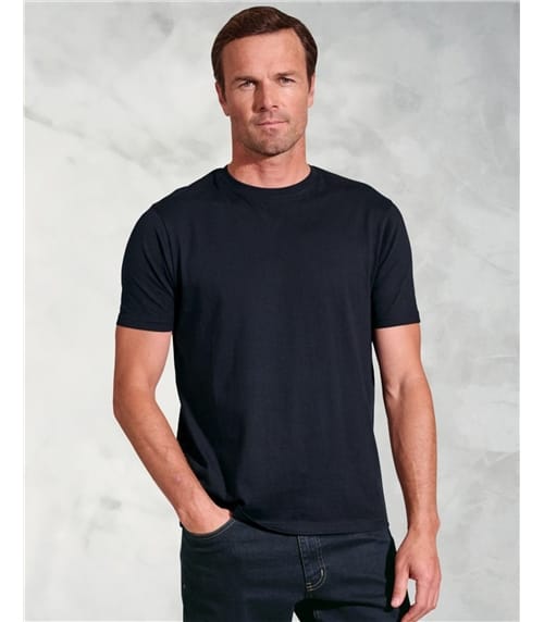 Hawkes T-Shirt aus Baumwolljersey