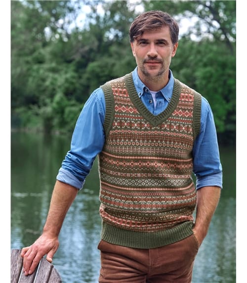 Lambswool Fairisle Slipover