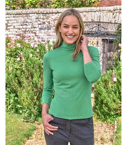 Sous-pull à col roulé - Femme - Jersey