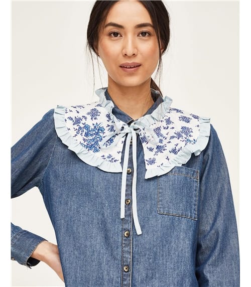 Aliis Rounded Tie Front Collar