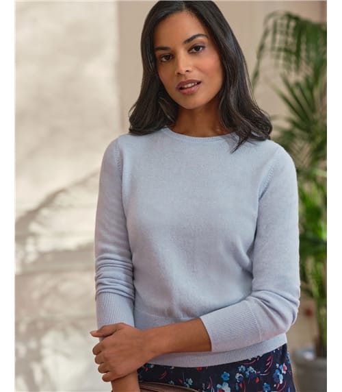 Kurzer Kaschmirpullover