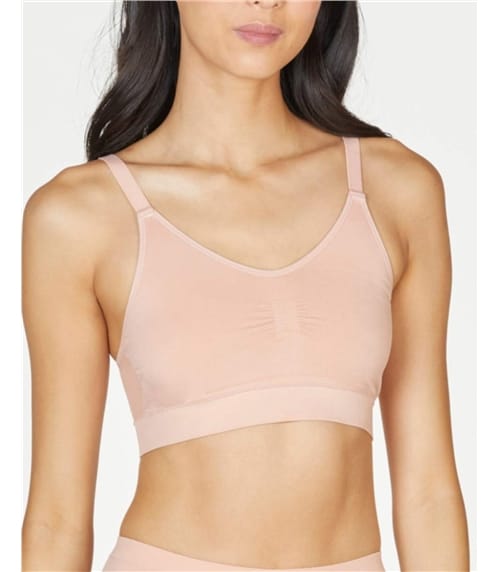 Nahtlose Bralette aus recyceltem Nylon
