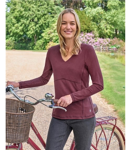 Trek Double Front V Neck Base Layer