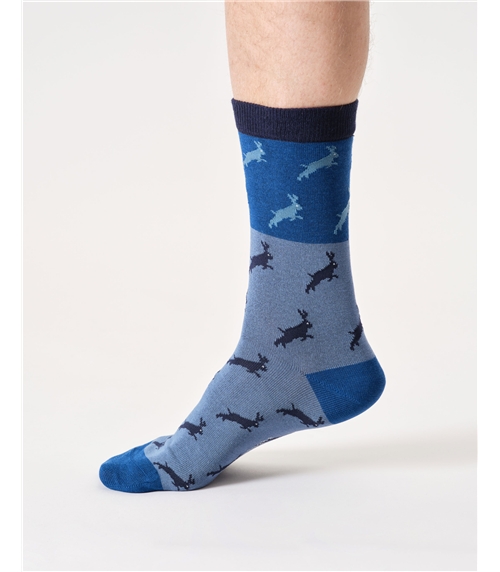 Mens Hare Bamboo Crew Socks