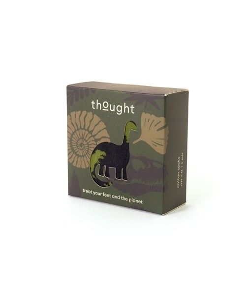 Mens Dino Organic Cotton Gift Box Socks