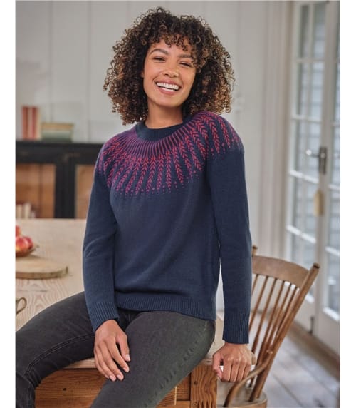 Floral Yoke Jumper