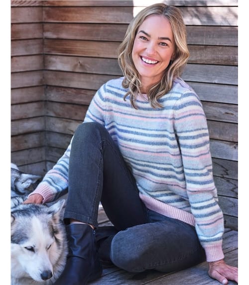 Soft Marled Stripe Jumper