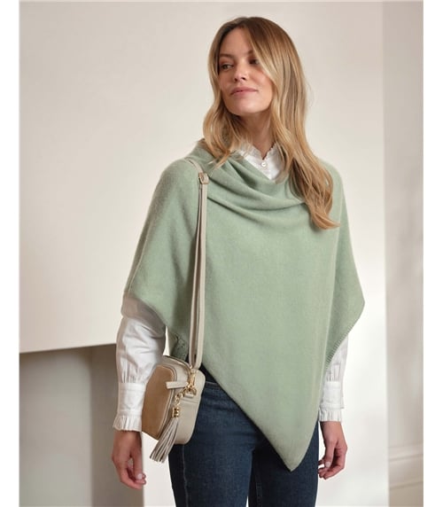 Organic Cashmere Gassato Poncho