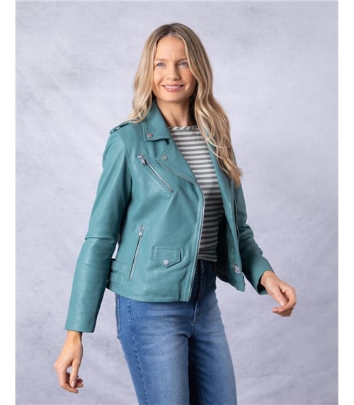 Banks Leather Biker Jacket