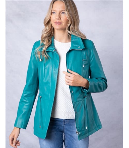 Levens Leather Field Jacket