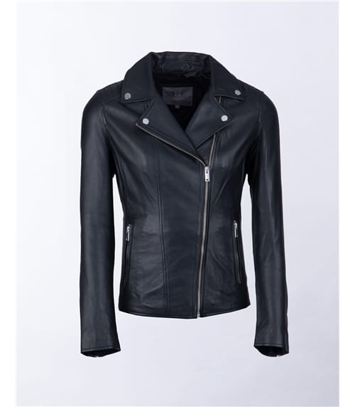 Tarraby Leather Biker Jacket