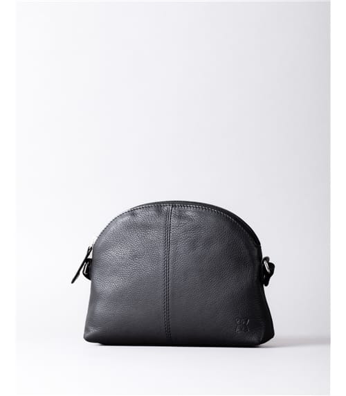 Elterwater Curved Leather Cross Body Bag