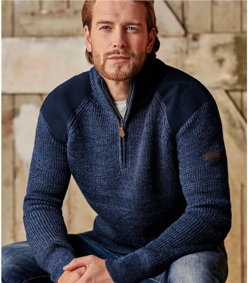 pure wool mens jumpers