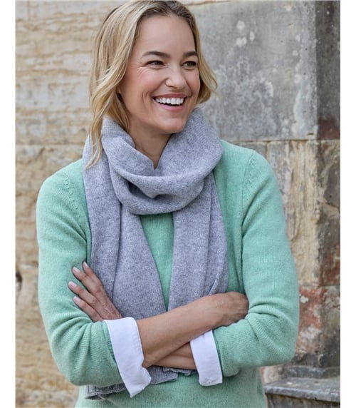 Womens Essential Lambswool Scarf