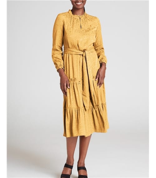 Aylin Lenzing Ecovero Tie Front Maxi Dress