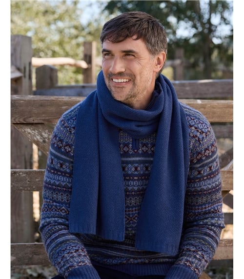 Mens Essential Lambswool Scarf