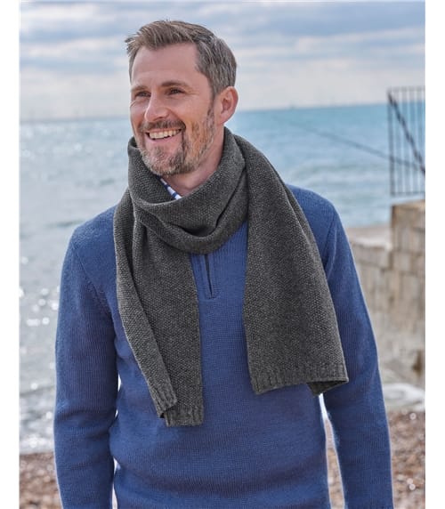Mens Essential Lambswool Scarf