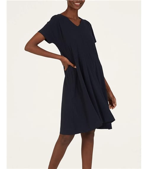 Neoma Bamboo Pocket Front Shift Dress
