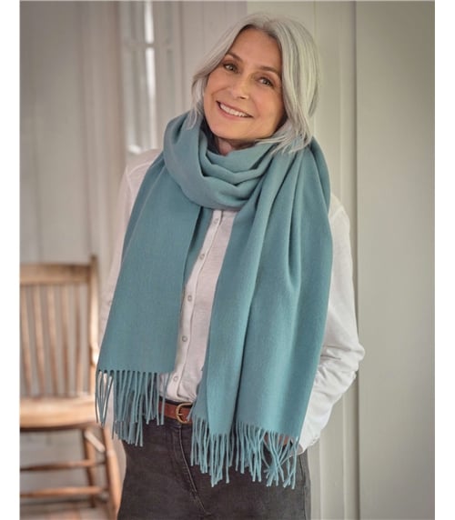 Écharpe à franges - Femme - Pure Laine