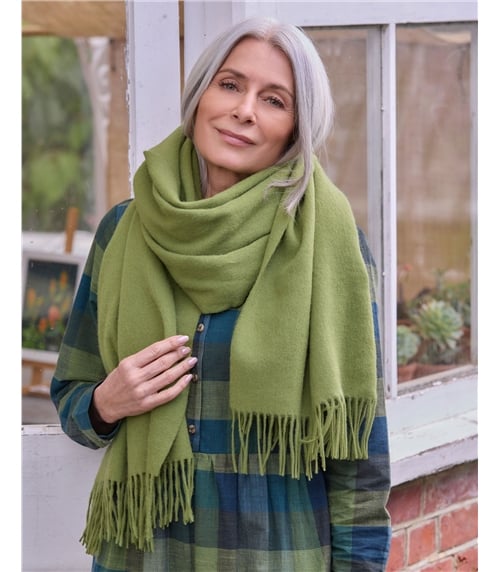 Écharpe à franges - Femme - Pure Laine