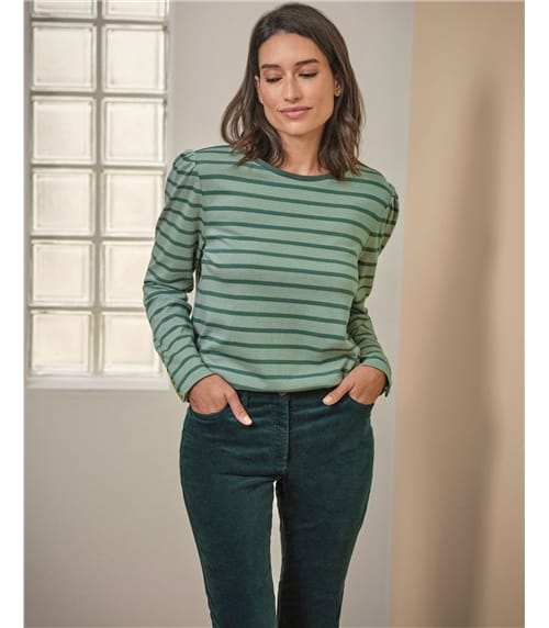 Button Sleeve Top